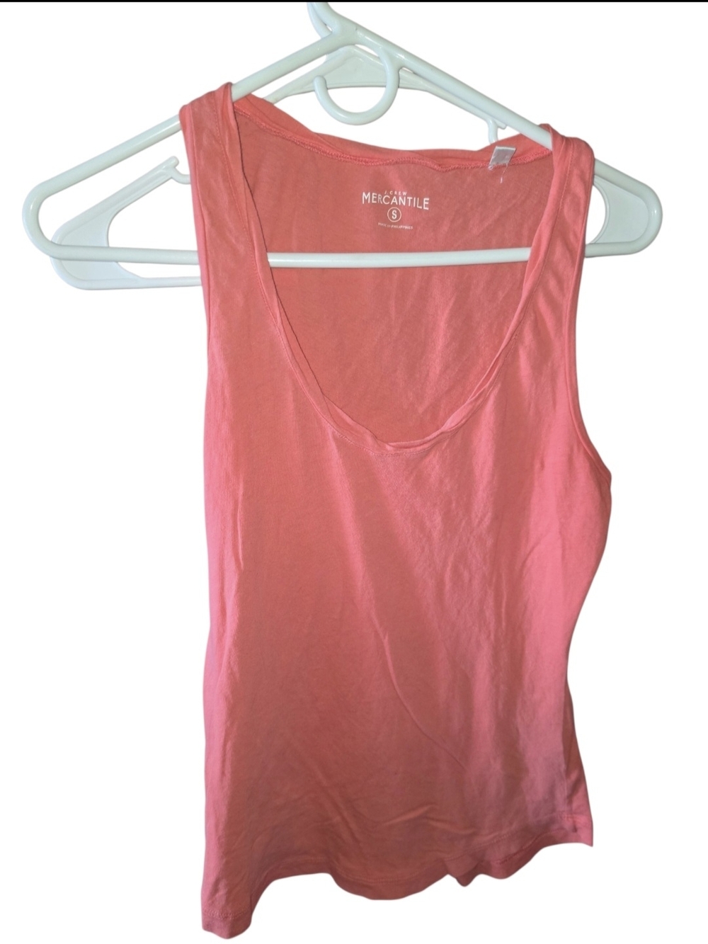 4/8/160. J. Crew Womens Coral Scoop Neck Tank